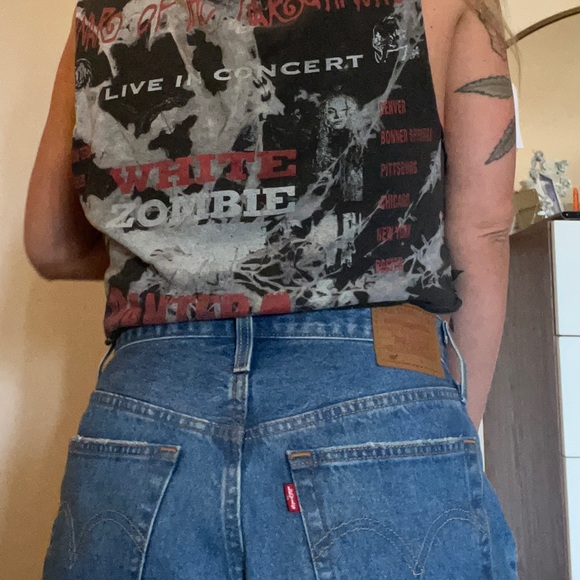Vintage upcycled Pantera band tee crop top - Picture 3 of 4